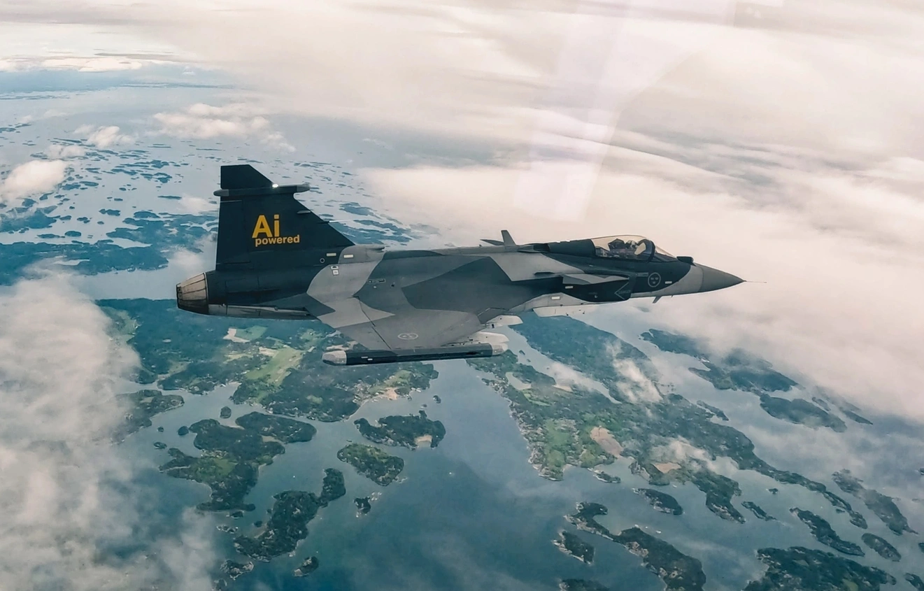 Винищувач Gripen E випробували зі штучним інтелектом у повітряному бою