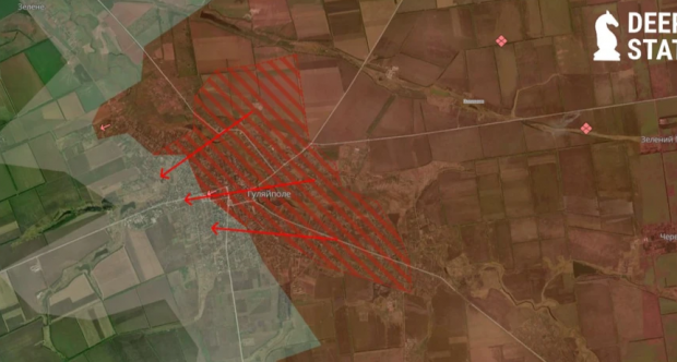 Росіяни тиснуть піхотою на Гуляйполе, ЗСУ залишили частину позицій, - DeepState