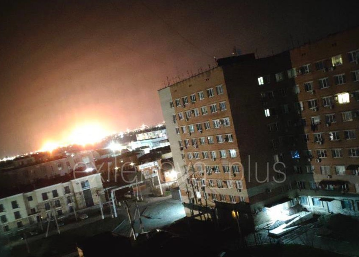 У РФ палає Афіпський НПЗ