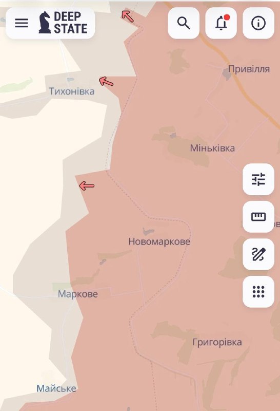 Росіяни просунулися на Донеччині: DeepState оновив карту фронту